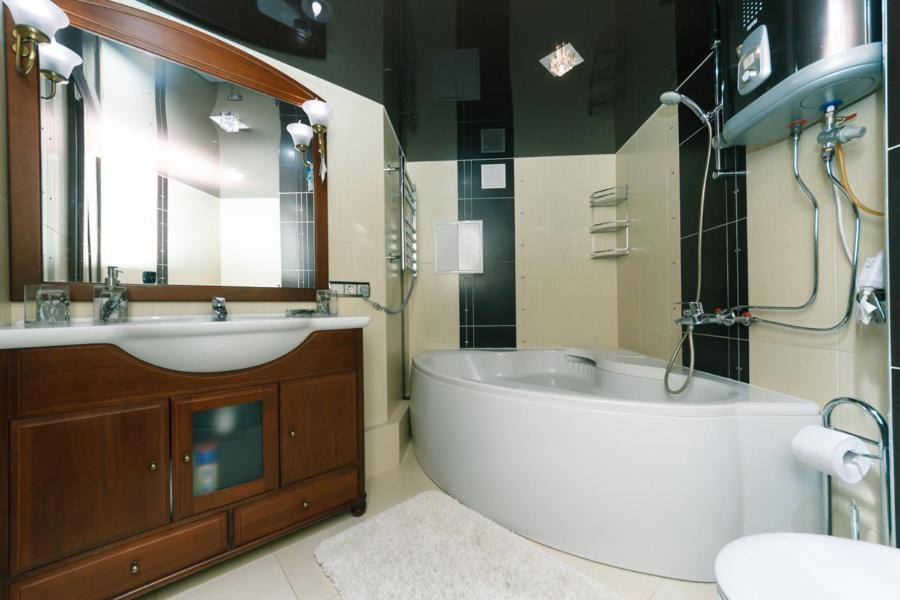 Stylish Two-Level Flat 2 Min From Khreschatyk Kiev Luaran gambar